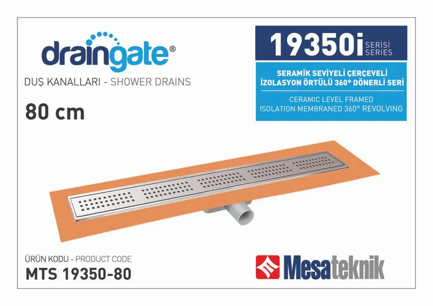 MTS 19350İ Çerçeveli İzolasyon Örtülü 360º Dönerli Seri