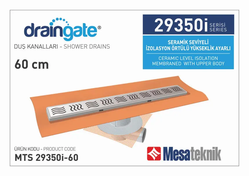 MTS 29350i Seramik Seviyeli İzolasyon Örtülü Yükseklik Ayarlı