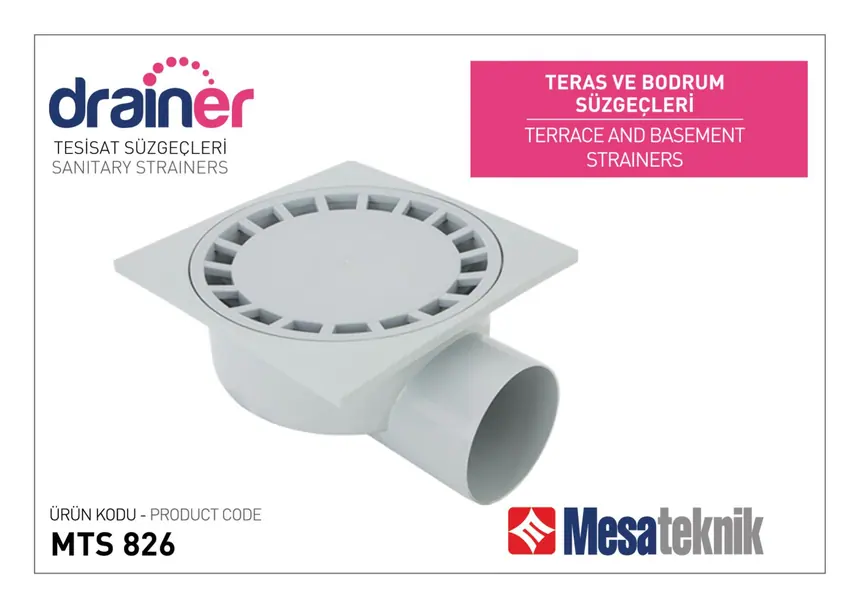 Teras ve Bodrum Süzgeçleri