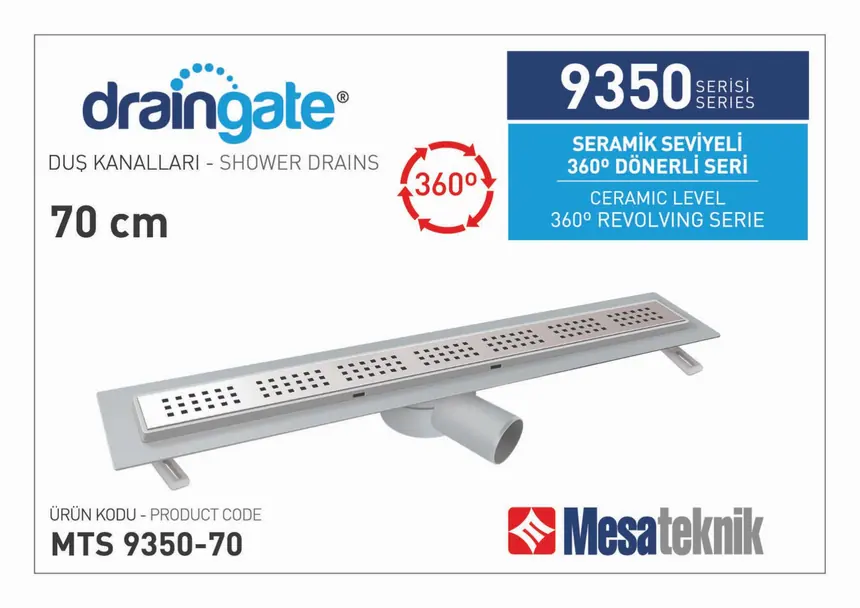 MTS 9350 Seramik Seviyeli 360º Dönerli Seri