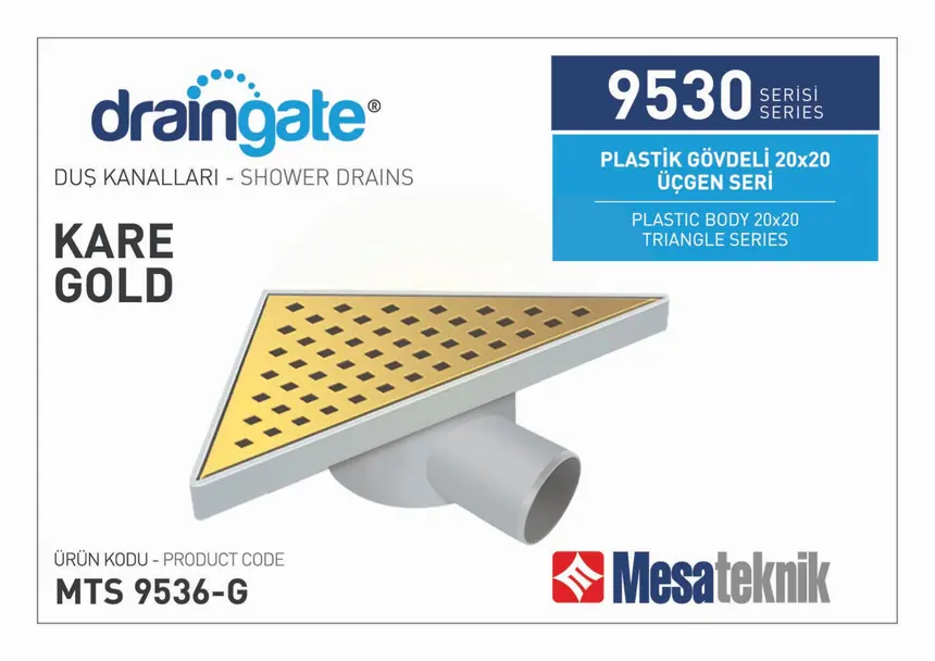 MTS 9530 Plastik Gövdeli 20 cm Üçgen Seri