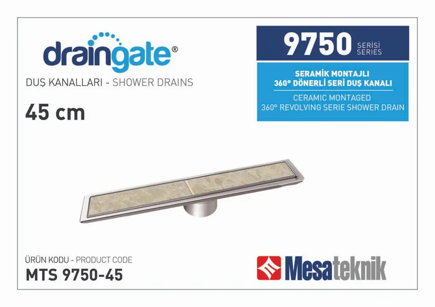 MTS 9750 Seramik Montajlı 360º Dönerli Seri