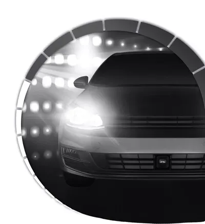 LEDriving headlight for VW Golf VII