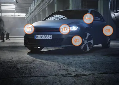 LEDriving headlight for VW Golf VII